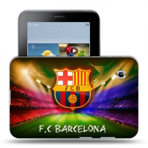 Дизайнерский силиконовый чехол для Samsung Galaxy Tab 2 7.0 Барселона