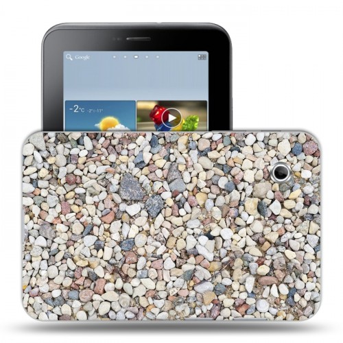 Дизайнерский силиконовый чехол для Samsung Galaxy Tab 2 7.0 Текстура камня