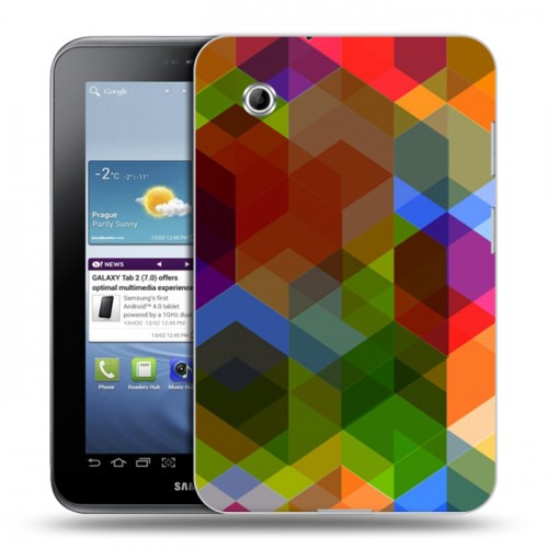 Дизайнерский силиконовый чехол для Samsung Galaxy Tab 2 7.0 На грани яркости