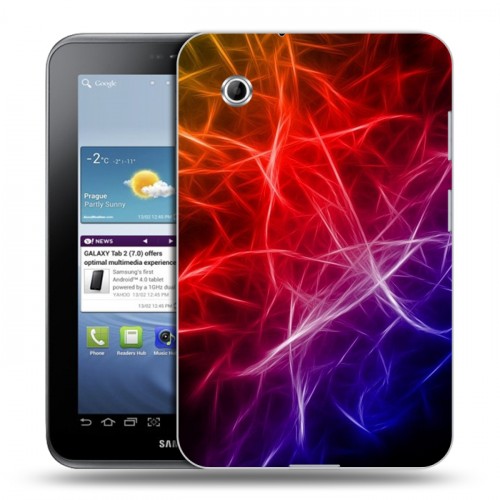 Дизайнерский силиконовый чехол для Samsung Galaxy Tab 2 7.0 Энергия красоты