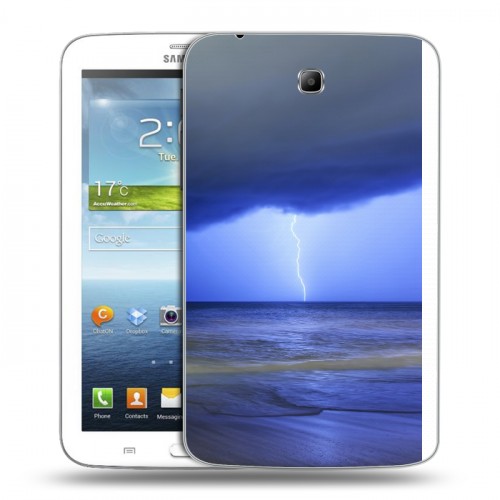 Дизайнерский силиконовый чехол для Samsung Galaxy Tab 3 7.0 Стихии