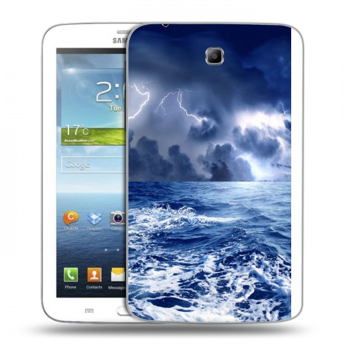 Дизайнерский силиконовый чехол для Samsung Galaxy Tab 3 7.0 Стихии