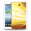 Дизайнерский силиконовый чехол для Samsung Galaxy Tab 3 7.0 Абстракции Сияние