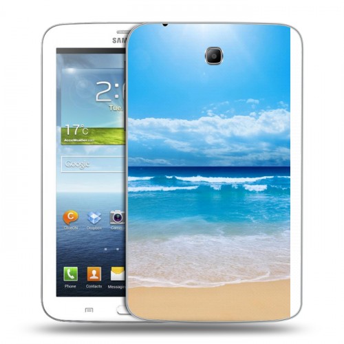 Дизайнерский силиконовый чехол для Samsung Galaxy Tab 3 7.0 пляж