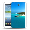 Дизайнерский силиконовый чехол для Samsung Galaxy Tab 3 7.0 пляж