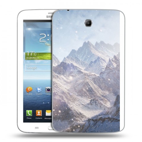 Дизайнерский силиконовый чехол для Samsung Galaxy Tab 3 7.0 горы