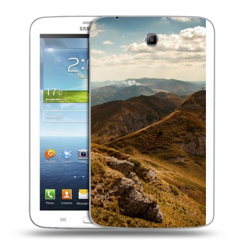 Дизайнерский силиконовый чехол для Samsung Galaxy Tab 3 7.0 горы