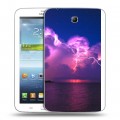 Дизайнерский силиконовый чехол для Samsung Galaxy Tab 3 7.0 молния