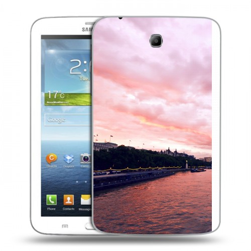 Дизайнерский силиконовый чехол для Samsung Galaxy Tab 3 7.0 Закат