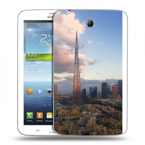 Дизайнерский силиконовый чехол для Samsung Galaxy Tab 3 7.0 дубай