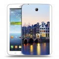 Дизайнерский силиконовый чехол для Samsung Galaxy Tab 3 7.0 амстердам
