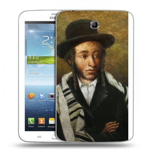 Дизайнерский силиконовый чехол для Samsung Galaxy Tab 3 7.0 Пушкин
