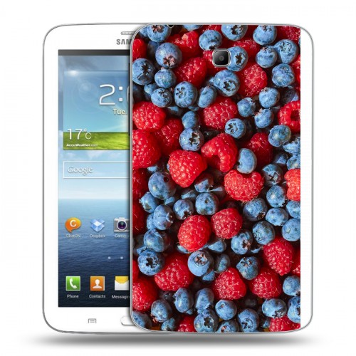 Дизайнерский силиконовый чехол для Samsung Galaxy Tab 3 7.0 Ягоды