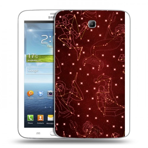Дизайнерский силиконовый чехол для Samsung Galaxy Tab 3 7.0 Созвездия