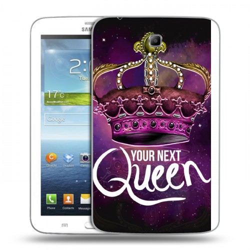Дизайнерский силиконовый чехол для Samsung Galaxy Tab 3 7.0 Панк корона