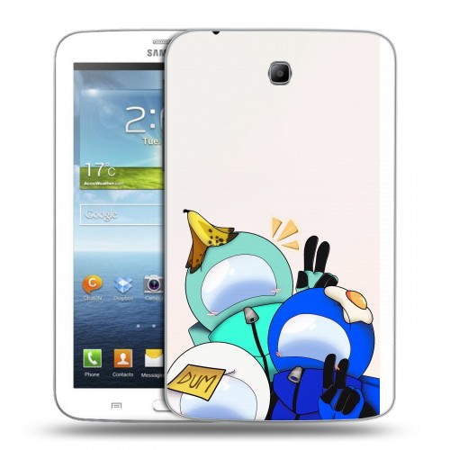 Дизайнерский силиконовый чехол для Samsung Galaxy Tab 3 7.0 Among Us