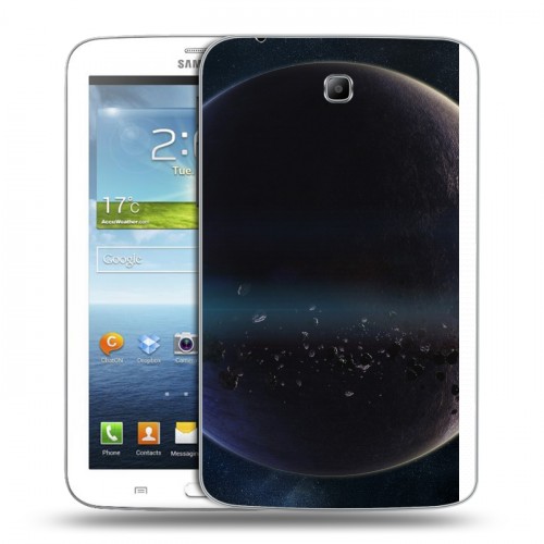 Дизайнерский силиконовый чехол для Samsung Galaxy Tab 3 7.0 Астероиды