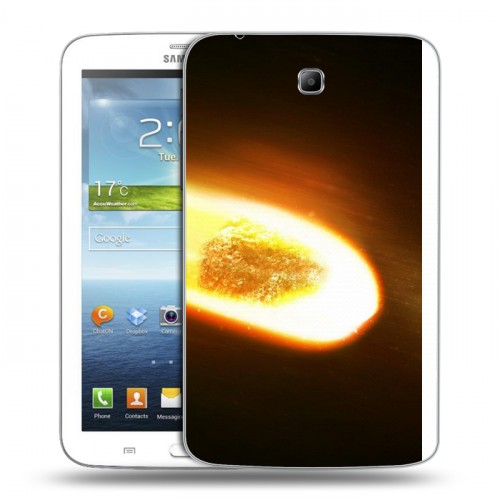 Дизайнерский силиконовый чехол для Samsung Galaxy Tab 3 7.0 Астероид