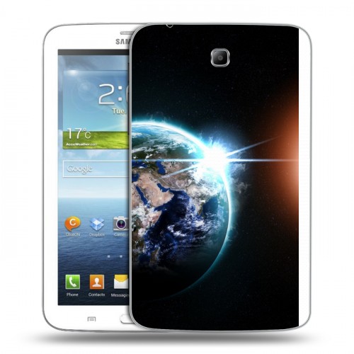 Дизайнерский силиконовый чехол для Samsung Galaxy Tab 3 7.0 Астероид