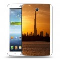 Дизайнерский силиконовый чехол для Samsung Galaxy Tab 3 7.0 Дубаи