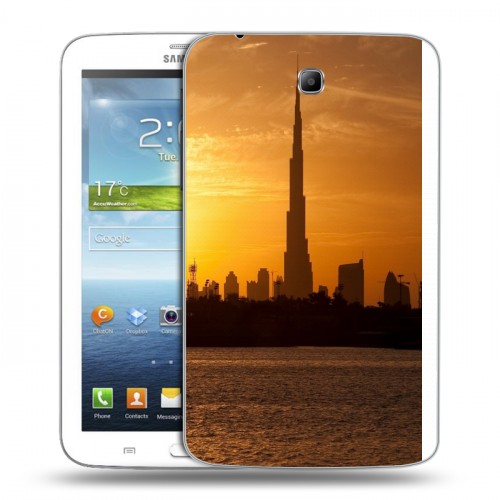 Дизайнерский силиконовый чехол для Samsung Galaxy Tab 3 7.0 Дубаи