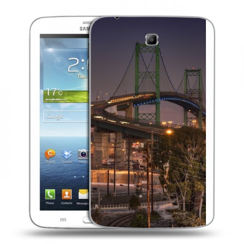 Дизайнерский силиконовый чехол для Samsung Galaxy Tab 3 7.0 Нью-Йорк