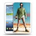 Дизайнерский силиконовый чехол для Samsung Galaxy Tab 3 7.0 Во все тяжкие