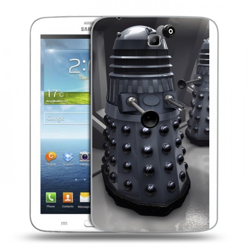 Дизайнерский силиконовый чехол для Samsung Galaxy Tab 3 7.0 Доктор кто