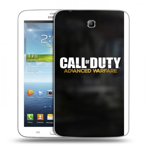Дизайнерский силиконовый чехол для Samsung Galaxy Tab 3 7.0 Call of duty