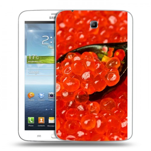 Дизайнерский силиконовый чехол для Samsung Galaxy Tab 3 7.0 Икра
