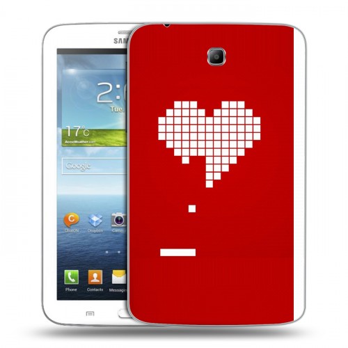 Дизайнерский силиконовый чехол для Samsung Galaxy Tab 3 7.0 День Святого Валентина