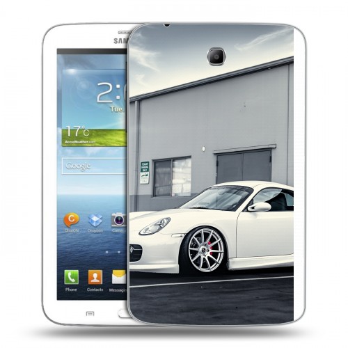Дизайнерский силиконовый чехол для Samsung Galaxy Tab 3 7.0 Porsche