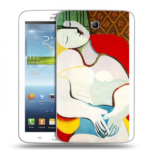 Дизайнерский силиконовый чехол для Samsung Galaxy Tab 3 7.0