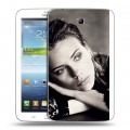 Дизайнерский силиконовый чехол для Samsung Galaxy Tab 3 7.0 Скарлет Йохансон