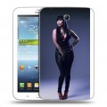 Дизайнерский силиконовый чехол для Samsung Galaxy Tab 3 7.0 Ники Минаж