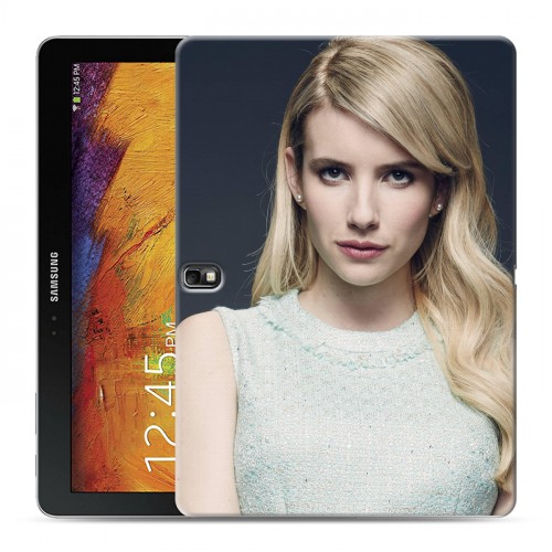 Дизайнерский силиконовый чехол для Samsung Galaxy Note 10.1 2014 editon Эмма Робертс