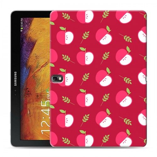 Дизайнерский силиконовый чехол для Samsung Galaxy Note 10.1 2014 editon Фруктово-арбузные узоры
