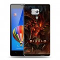 Дизайнерский силиконовый чехол для Huawei Honor 3 Diablo
