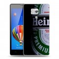 Дизайнерский пластиковый чехол для Huawei Honor 3 Heineken