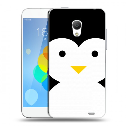 Дизайнерский пластиковый чехол для  Meizu MX3 Пингвины