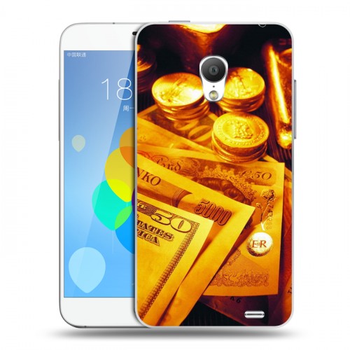 Дизайнерский силиконовый чехол для  Meizu MX3 Текстуры денег