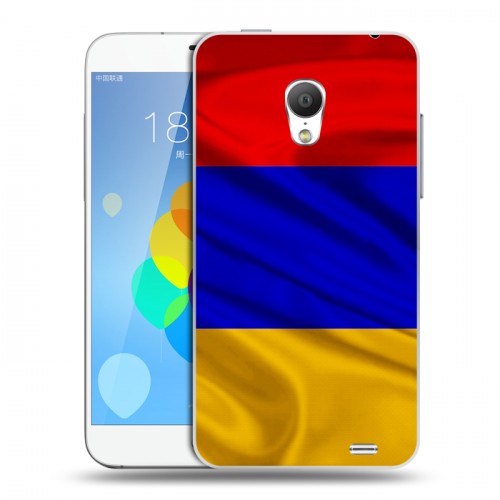Дизайнерский пластиковый чехол для  Meizu MX3 Флаг Армении