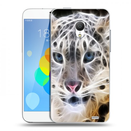 Дизайнерский силиконовый чехол для  Meizu MX3 Леопард