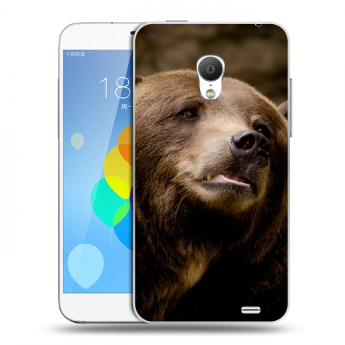 Дизайнерский силиконовый чехол для  Meizu MX3 Медведи