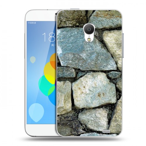 Дизайнерский пластиковый чехол для  Meizu MX3 Текстура камня