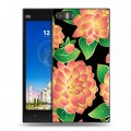 Дизайнерский пластиковый чехол для Xiaomi MI3 Люксовые цветы