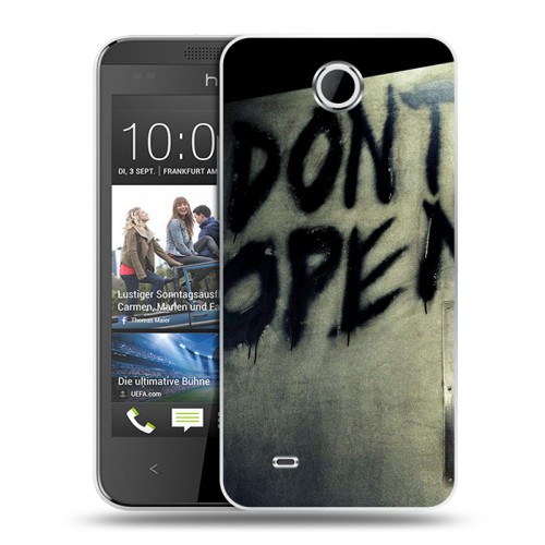 Дизайнерский пластиковый чехол для HTC Desire 300 Ходячие Мертвецы