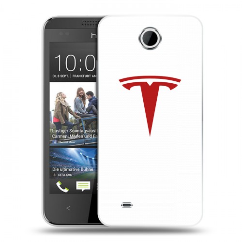 Дизайнерский пластиковый чехол для HTC Desire 300 Tesla