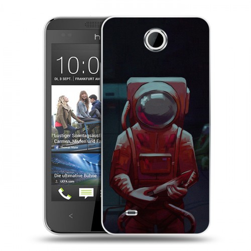 Дизайнерский силиконовый чехол для HTC Desire 300 Among Us