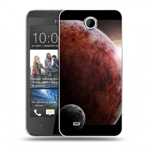 Дизайнерский пластиковый чехол для HTC Desire 300 Марс